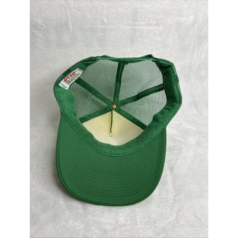 Mountain Dew Trucker Hat Green Mesh Snapback Otto Cap Unisex Adult